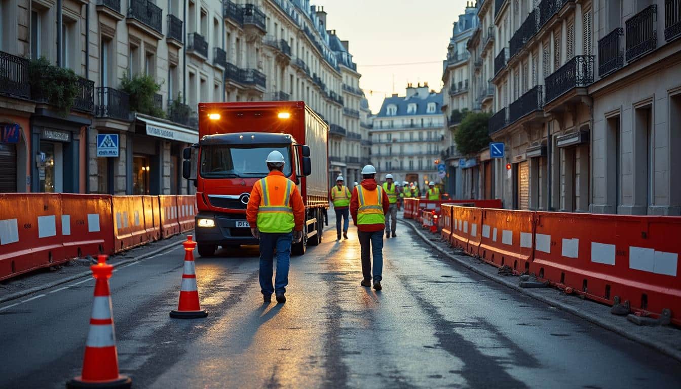 La logistique de chantier à Paris : optimiser flux et délais