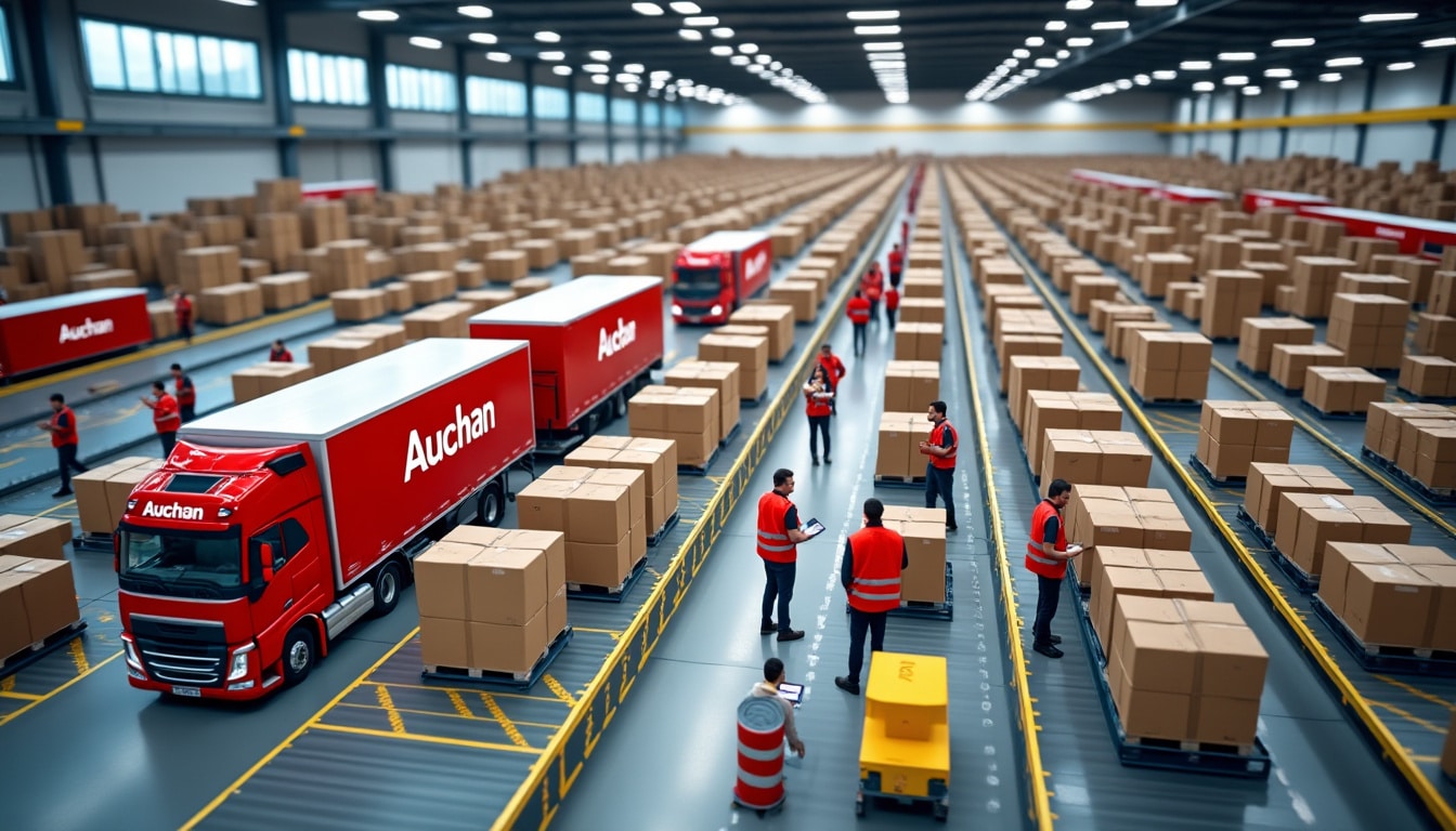 Illustration: Comment l’organisation logistique du groupe Auchan s’est imposée comme un atout stratégique